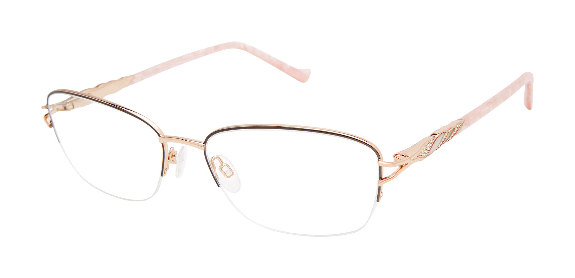 Tura R238 Dark Gunmetal / Rose Gold