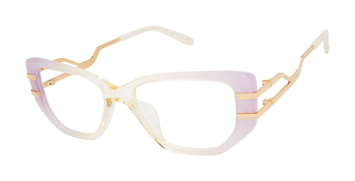 Victor Glemaud x Tura Optical VGO009 Lilac/Yellow