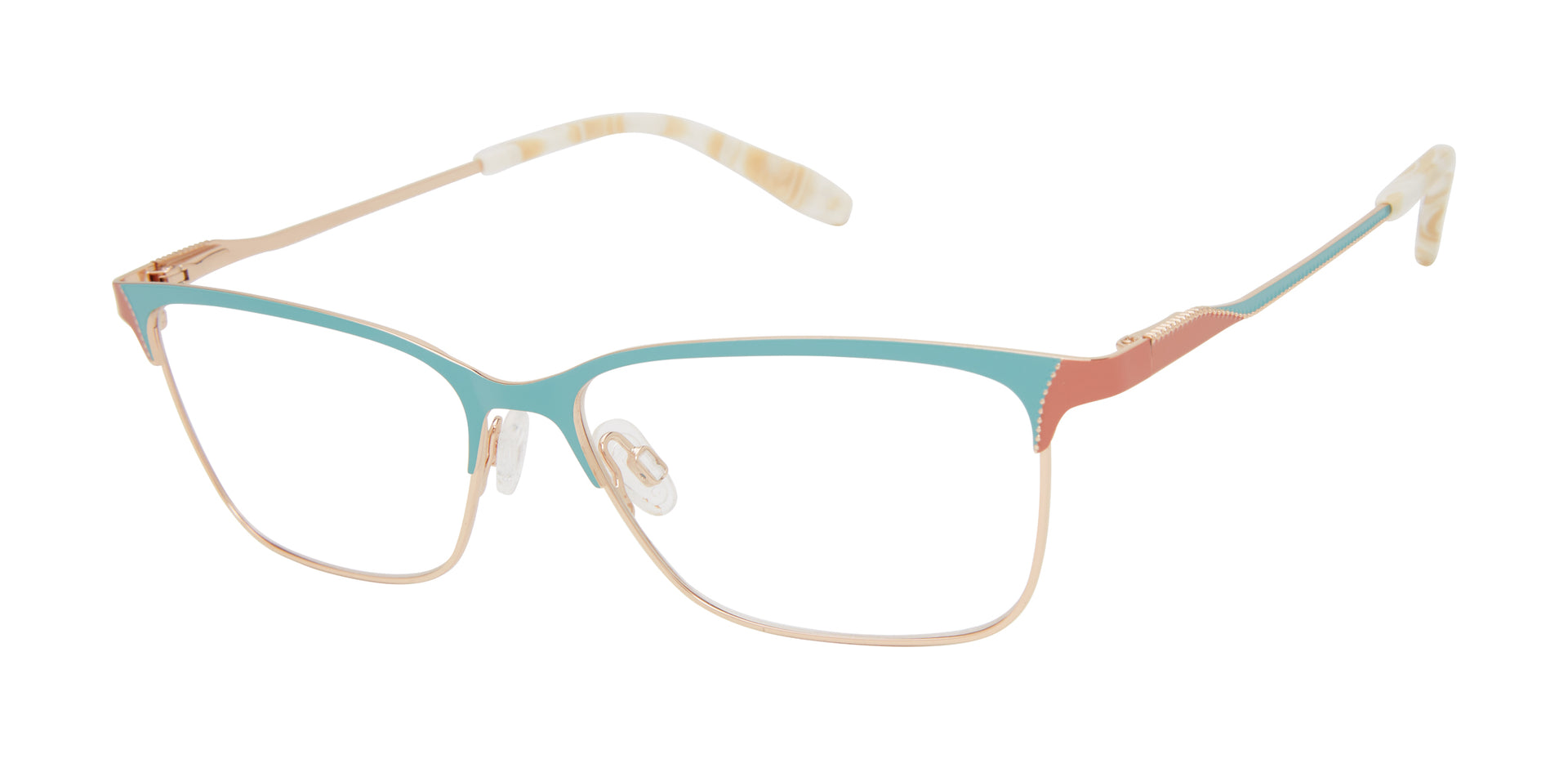 Victor Glemaud x Tura Optical VGO011 Teal/Rose