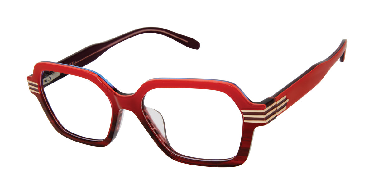 Victor Glemaud x Tura Optical VGO012 Red Fade