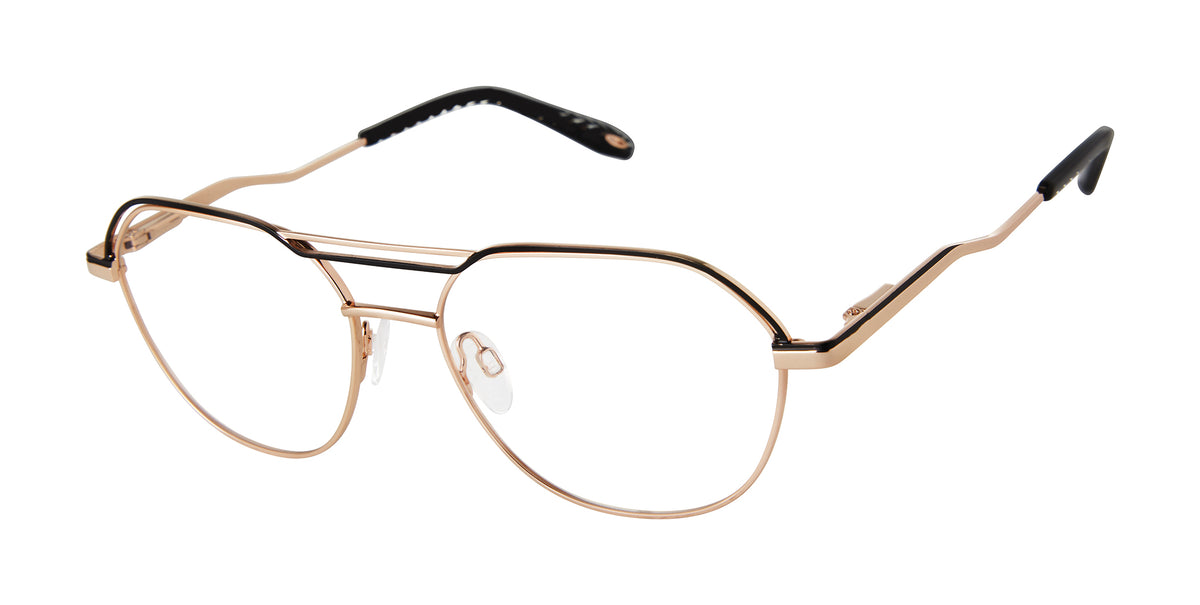 Victor Glemaud x Tura Optical VGO026 Rose Gold/Black