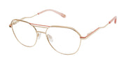 Victor Glemaud x Tura Optical VGO026 Gold/Coral