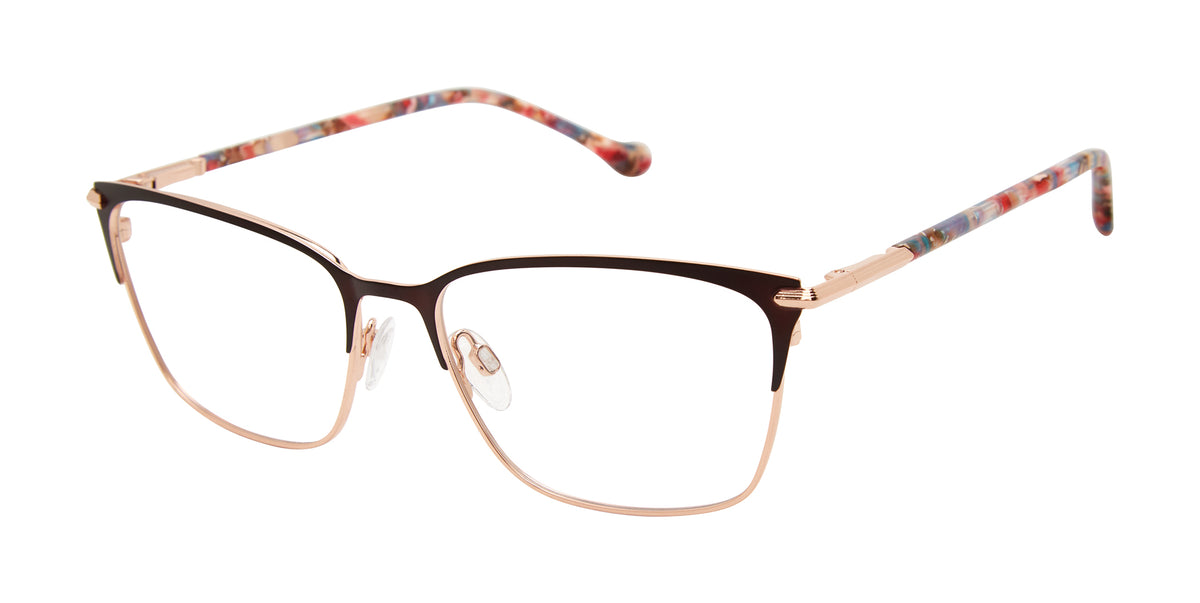 Buffalo Womens Optical BW523 Burgundy/Rose Gold