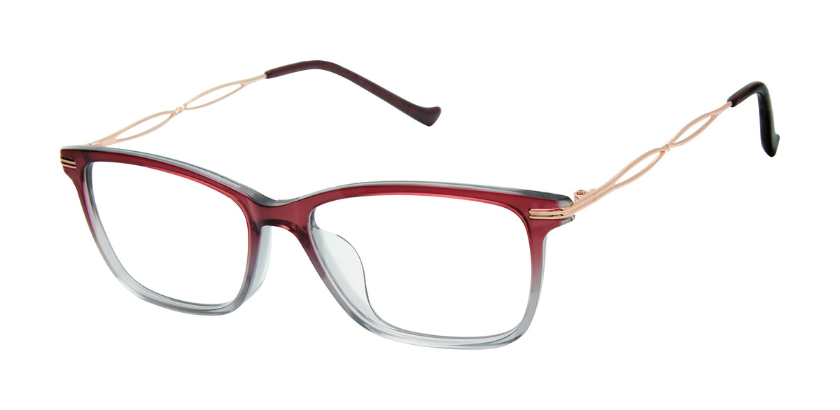 Tura R808 Burgundy/Rose Gold