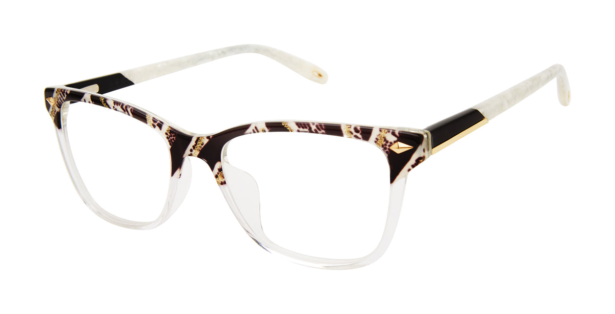 Victor Glemaud x Tura Optical VGO033 Multi Black/White