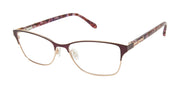 Lulu Optical L954 Eggplant/Rose Gold
