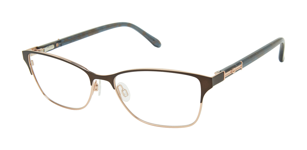 Lulu Optical L954 Brown/Rose Gold