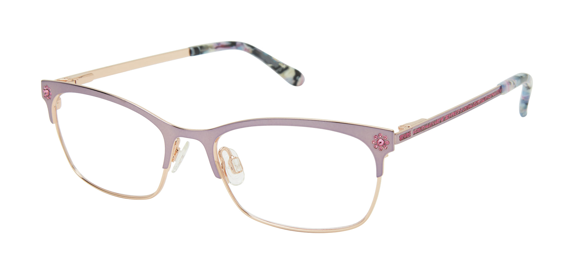 Lulu By Lulu Guinness Girls LK050 Lavender/Rose Gold