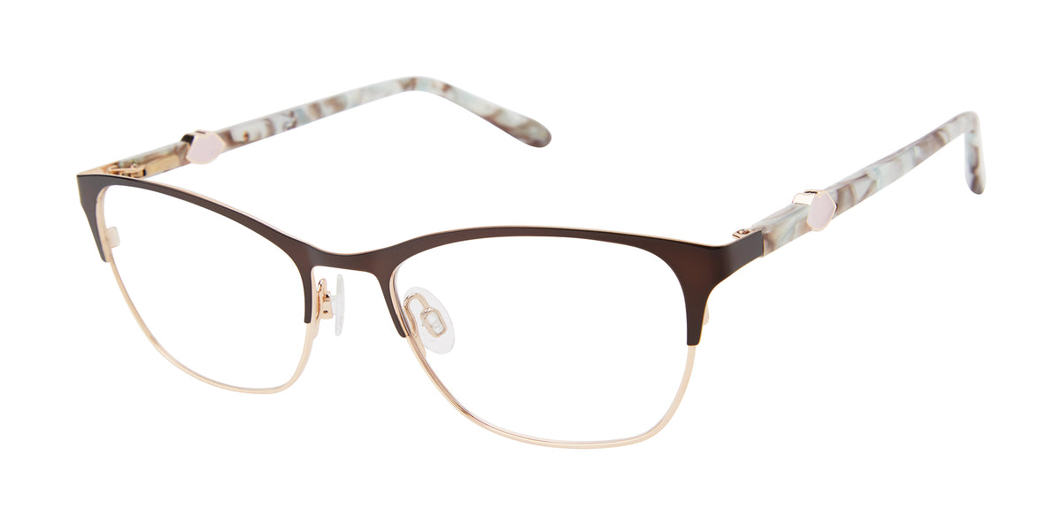 Lulu Optical L955 Brown / Rose Gold
