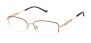 Tura R151 Burgundy/Rose Gold