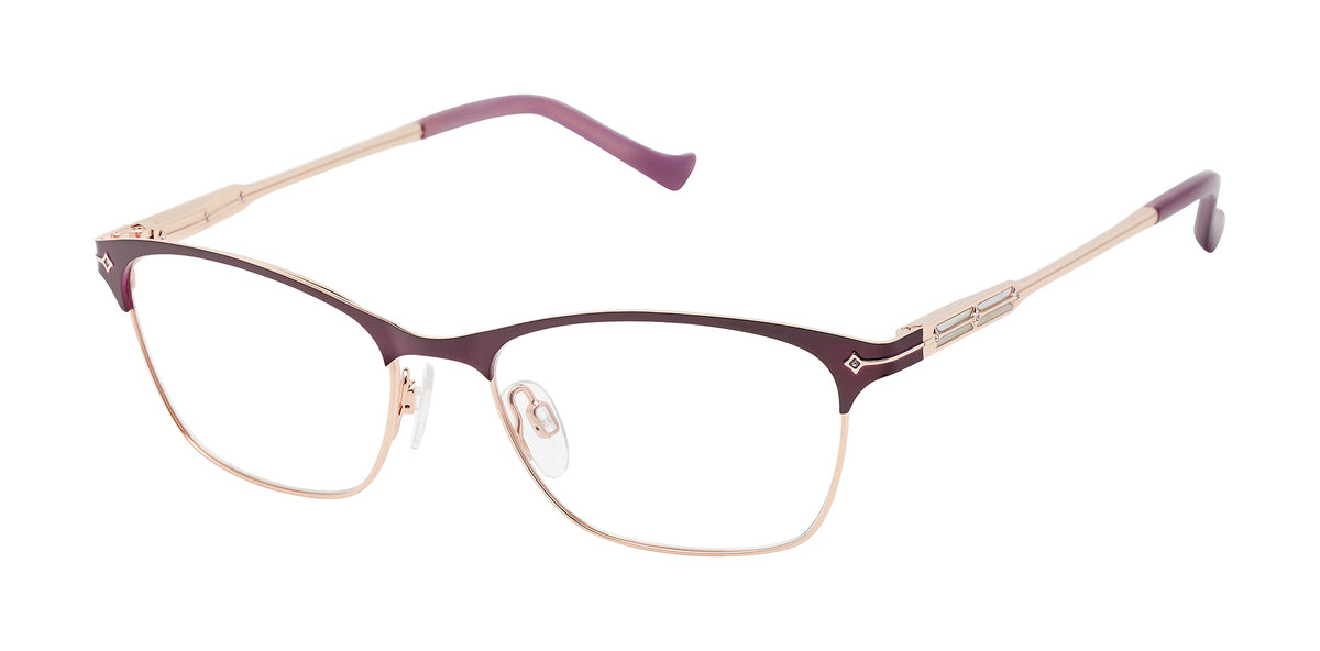 Tura R709 Eggplant/Rose Gold