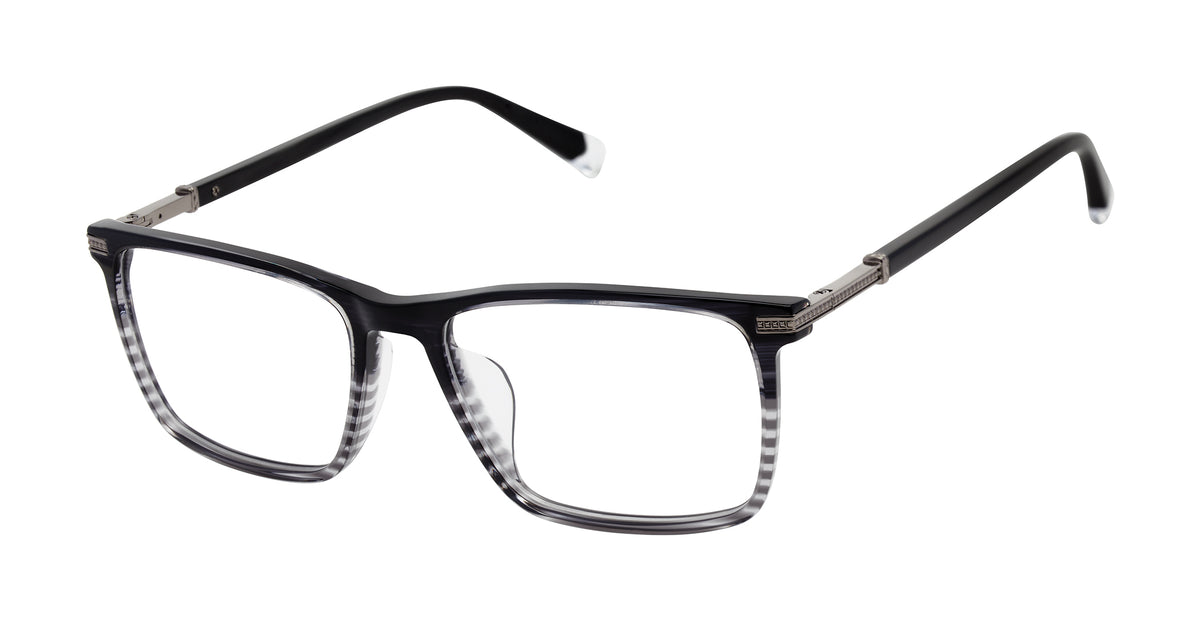 Victor Glemaud x Tura Optical VGOM005 Black Striation