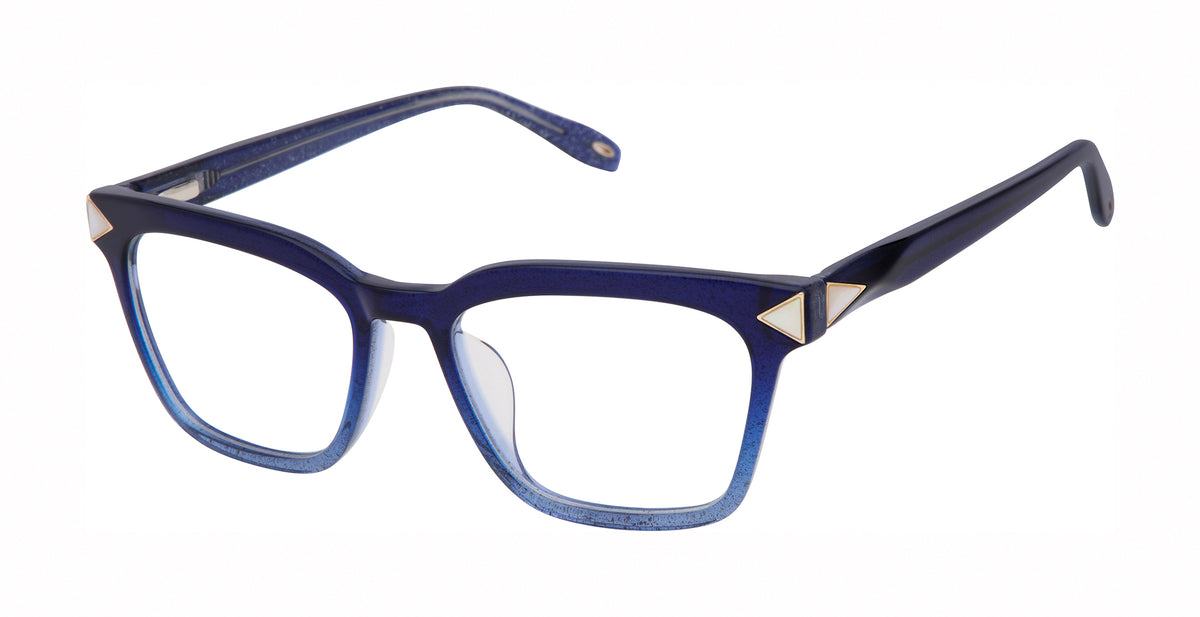 Victor Glemaud x Tura Optical VGO051 Blue Glitter