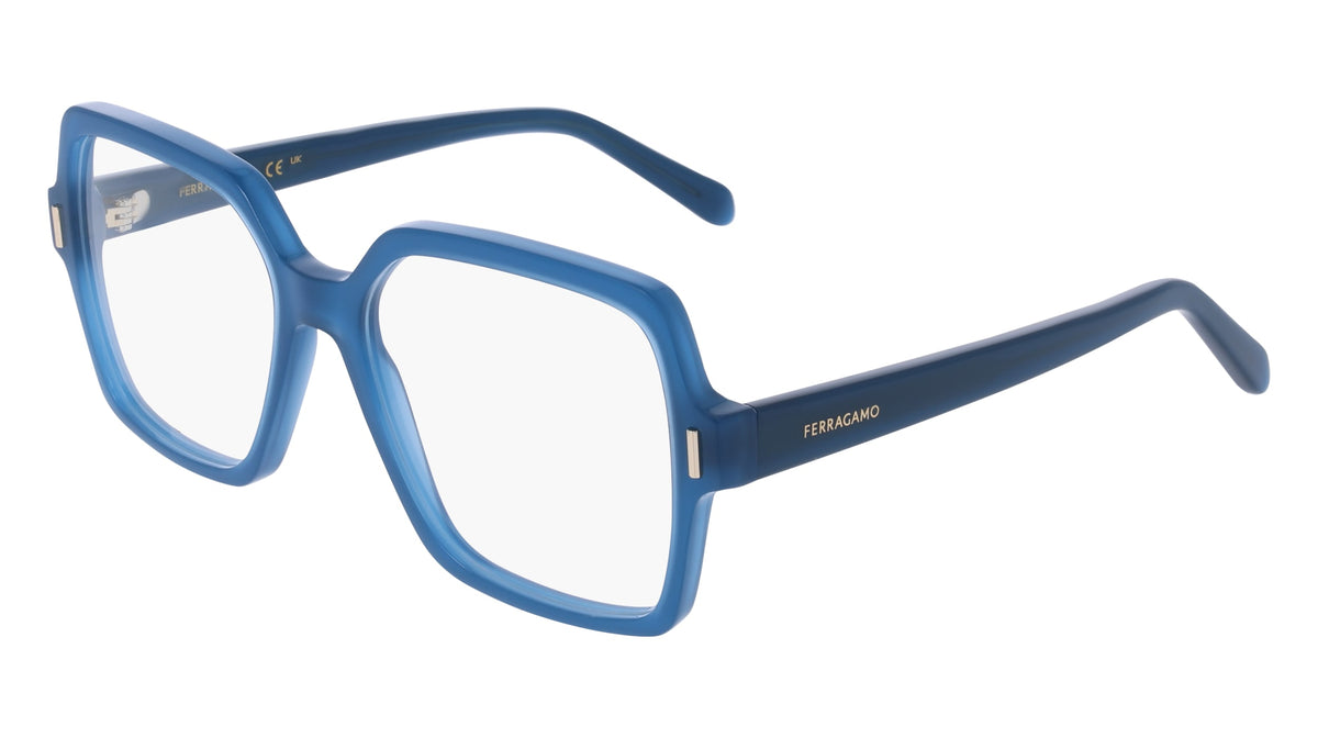 FERRAGAMO SF3031 (423) OPALINE BLUE 56-17-145