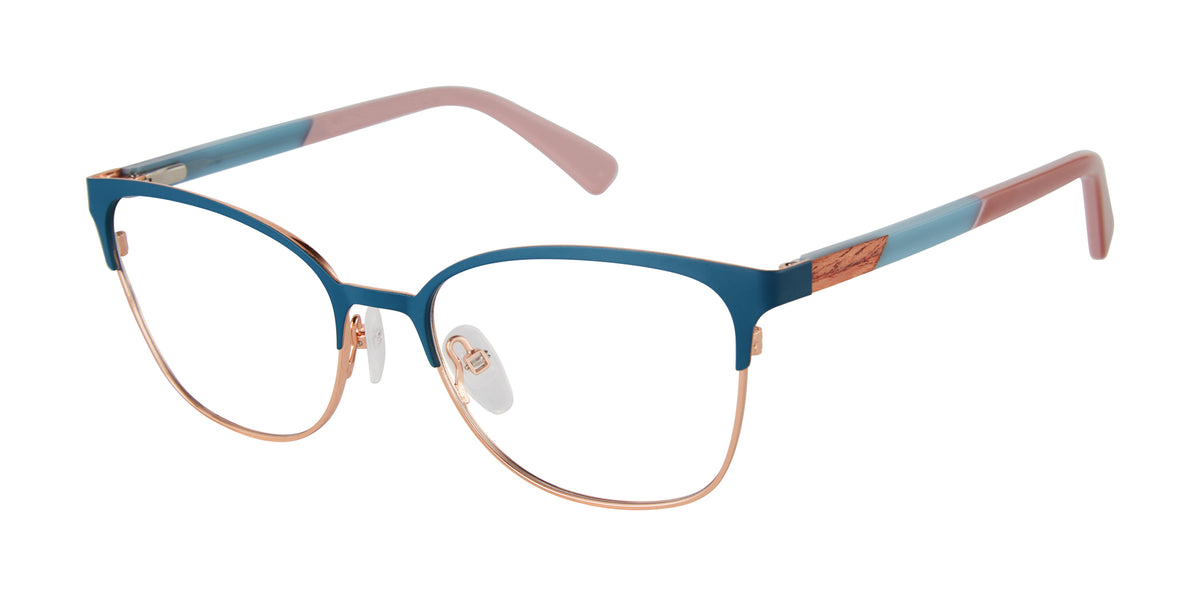 Botaniq Optical BIO1041T Teal / Rose Gold