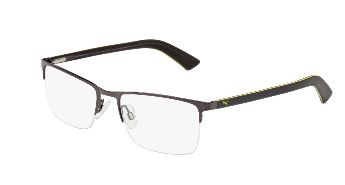 Puma PU0028O Eyeglasses - Gunmetal / Transparent (008)