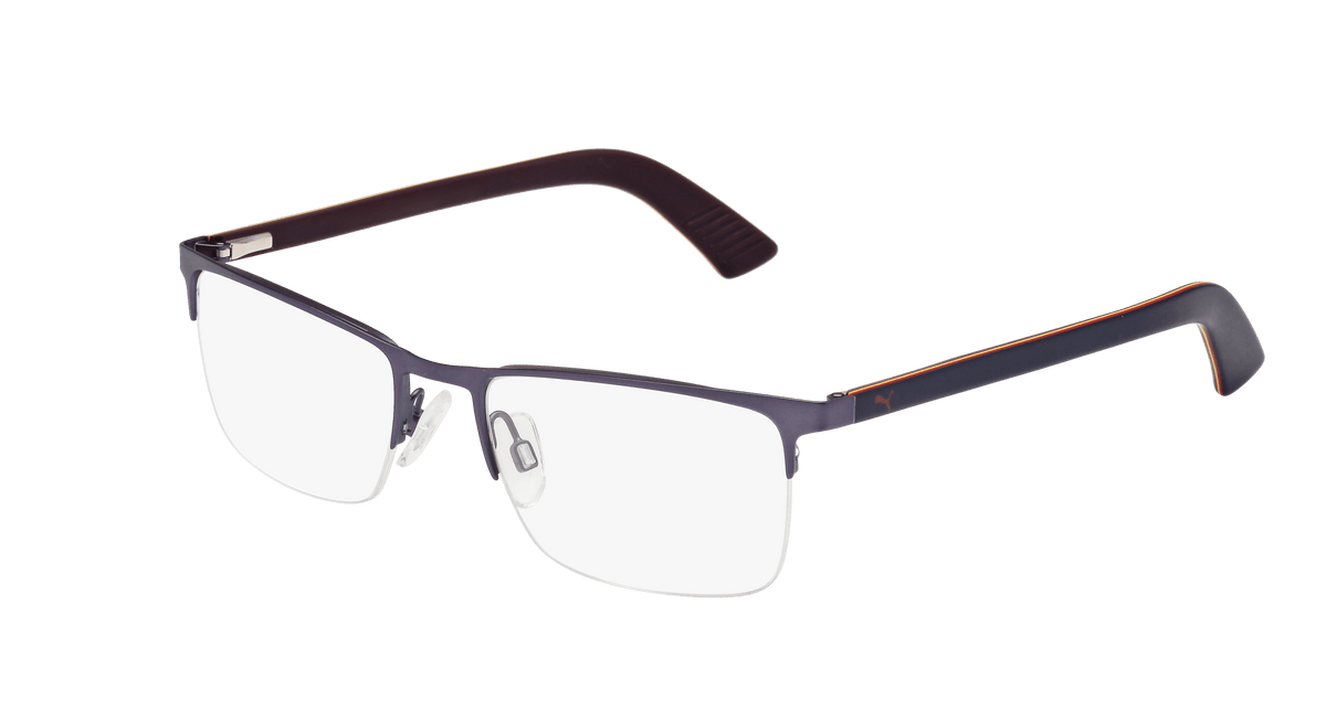 Puma PU0028O Eyeglasses - Blue / Transparent (006)