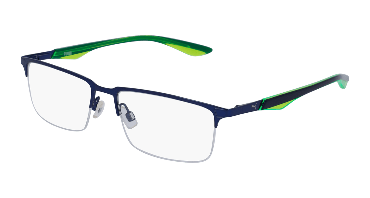 Puma PU0064O Eyeglasses - Blue / Transparent (001)
