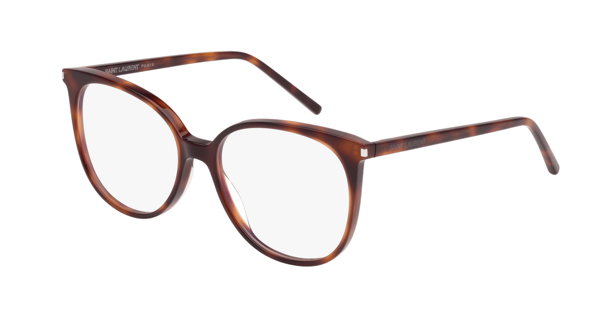 Saint Laurent SL 39 Eyeglasses - Havana / Transparent (002)