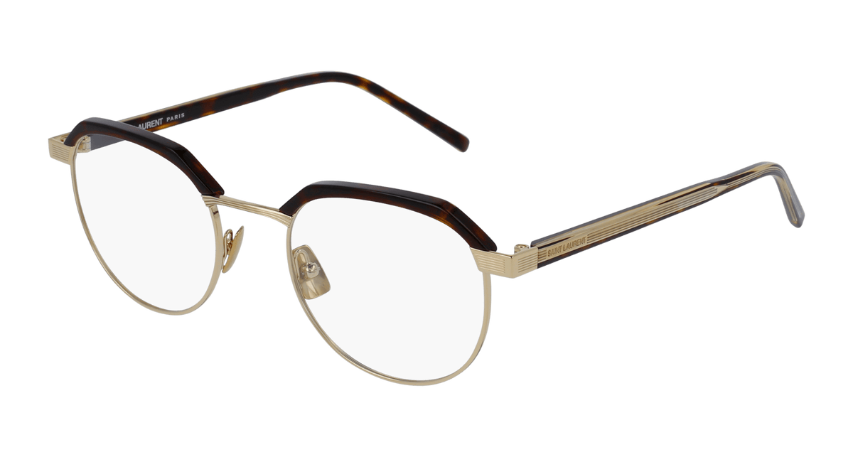 Saint Laurent SL 124 Eyeglasses - Havana / Transparent (003)
