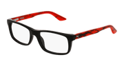 Puma PJ0009O Eyeglasses - Black / Transparent (001)