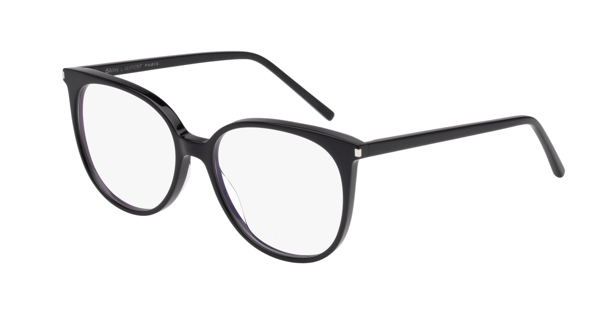 Saint Laurent SL 39 Eyeglasses - Black / Transparent (001)