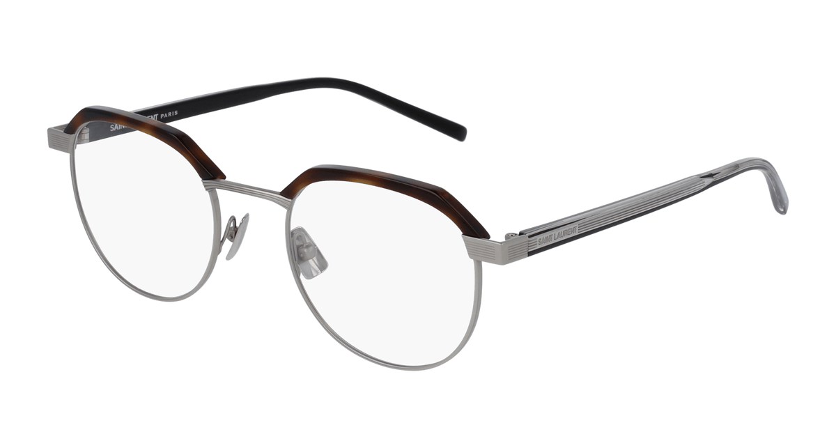 Saint Laurent SL 124 Eyeglasses - Havana / Transparent (002)