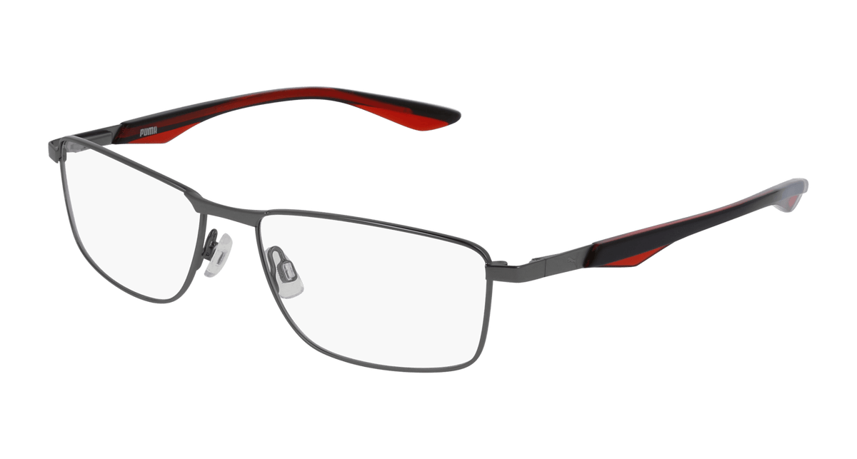 Puma PU0065O Eyeglasses - Gunmetal / Transparent (006)
