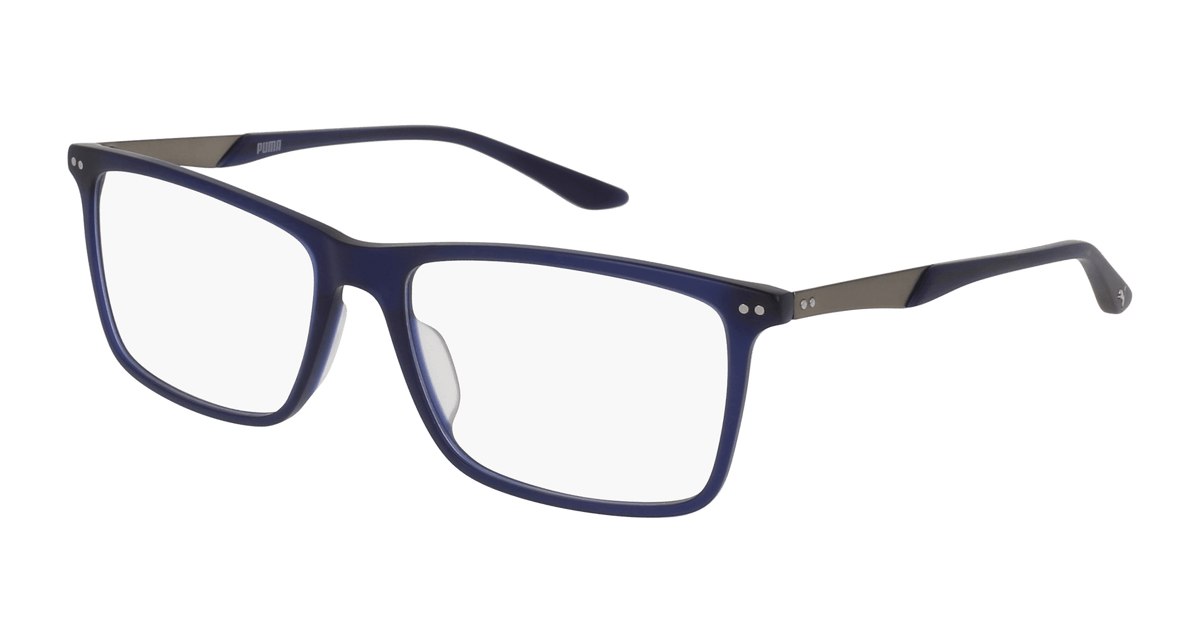 Puma PU0096O Eyeglasses - Blue / Transparent (010)