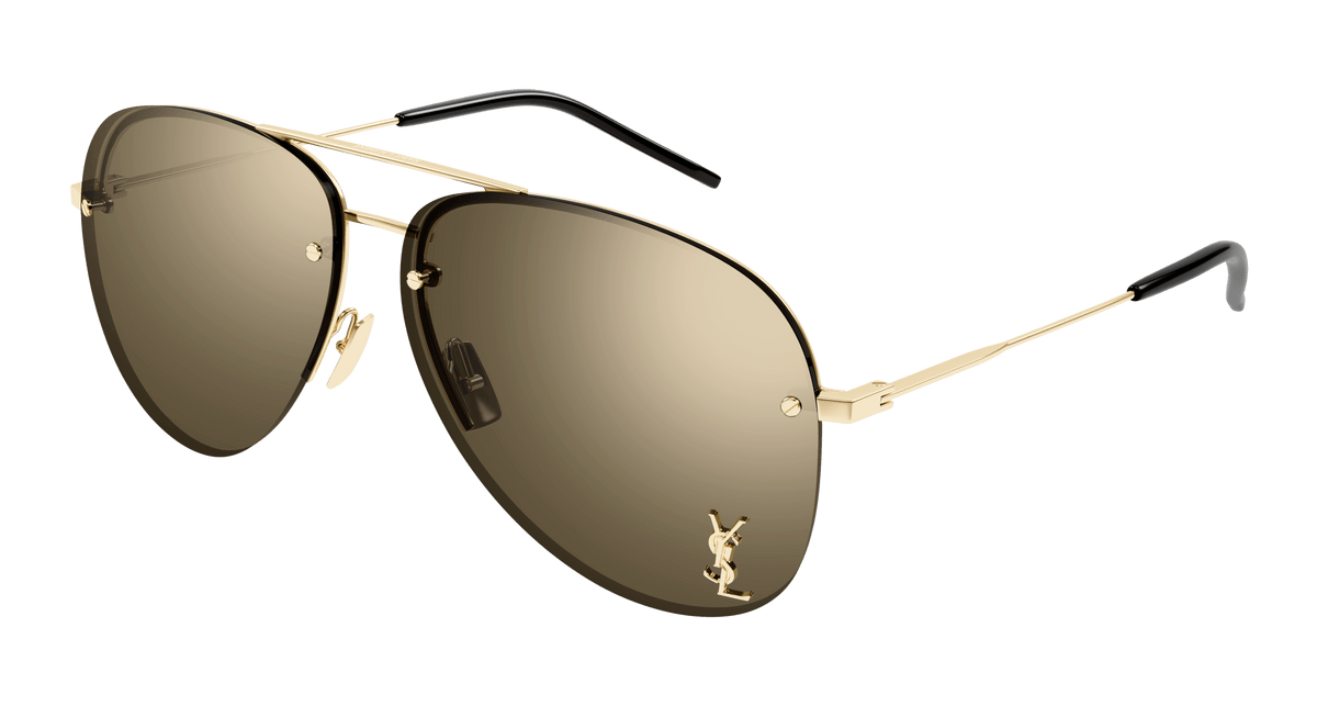 Saint Laurent CLASSIC 11 M Sunglasses - Gold / Bronze (004)