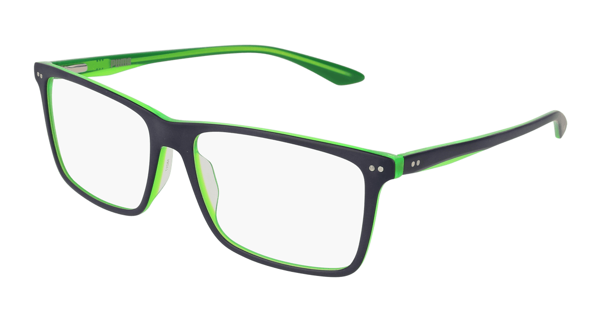 Puma PU0130O Eyeglasses - Blue / Transparent (008)