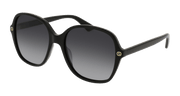 Gucci GG0092S Sunglasses - Black / Grey (001)