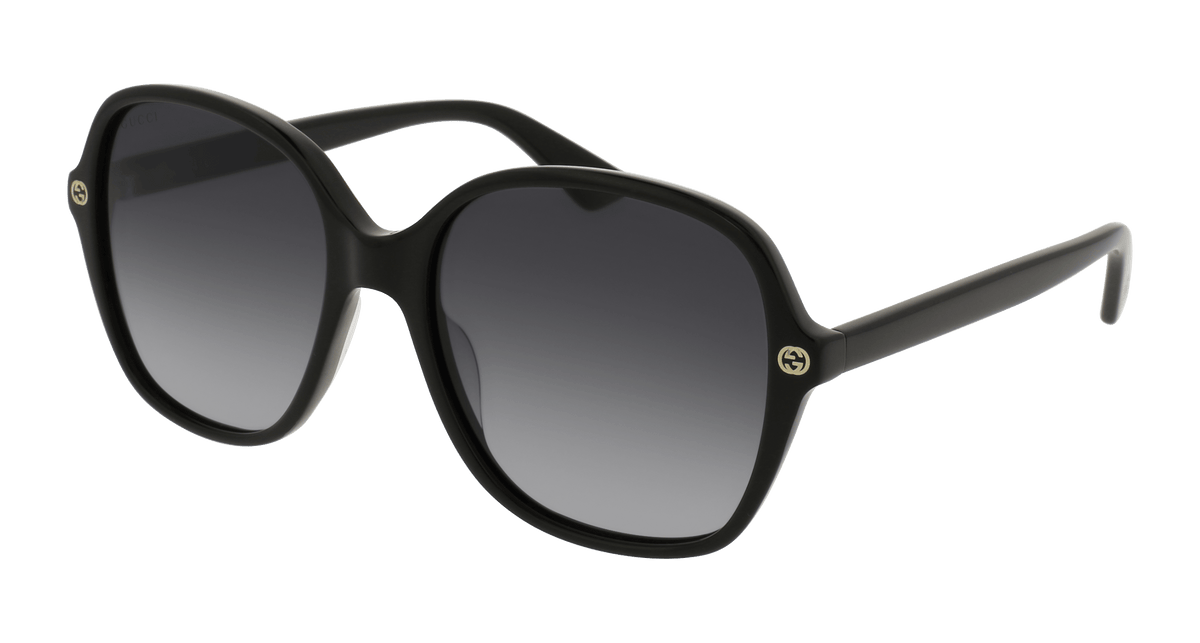 Gucci GG0092S Sunglasses - Black / Grey (001)