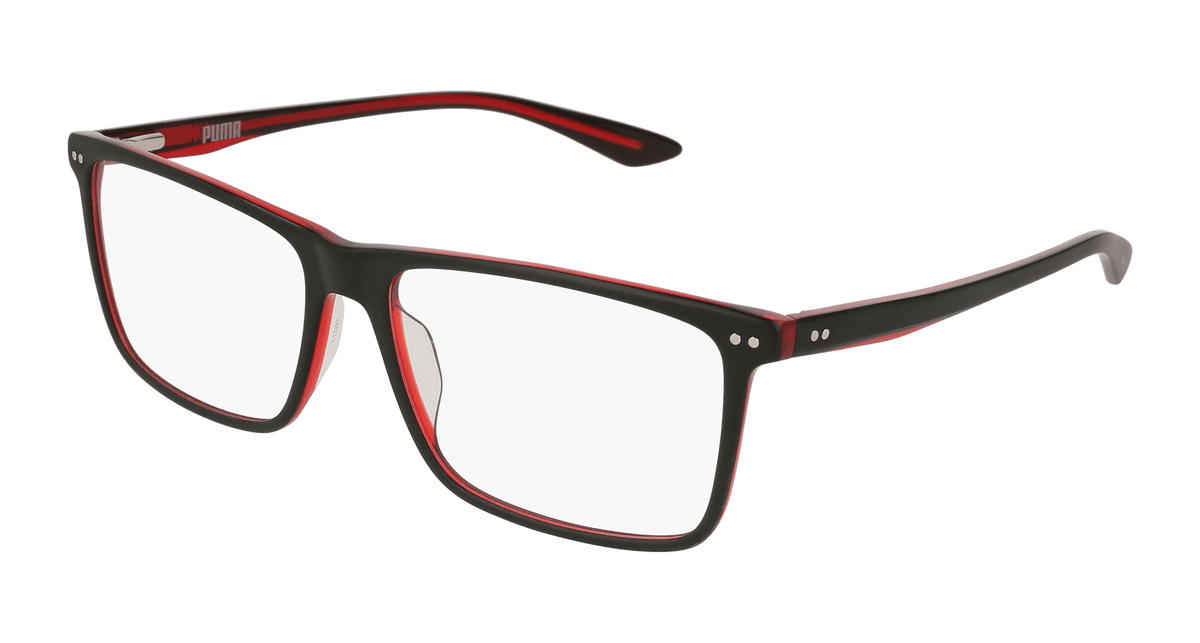 Puma PU0130O Eyeglasses - Black / Transparent (009)