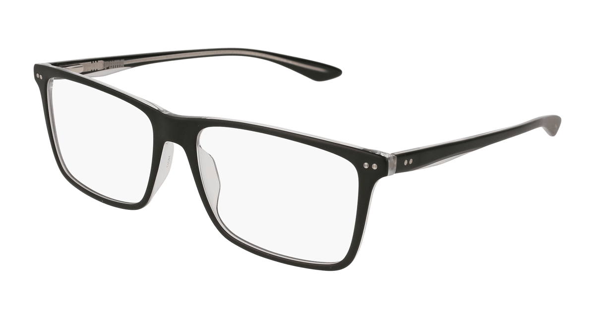 Puma PU0130O Eyeglasses - Black / Transparent (007)