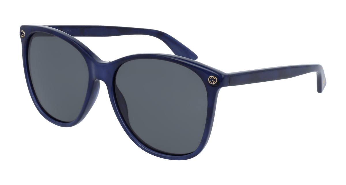 Gucci GG0024S Sunglasses - Blue / Grey (005)