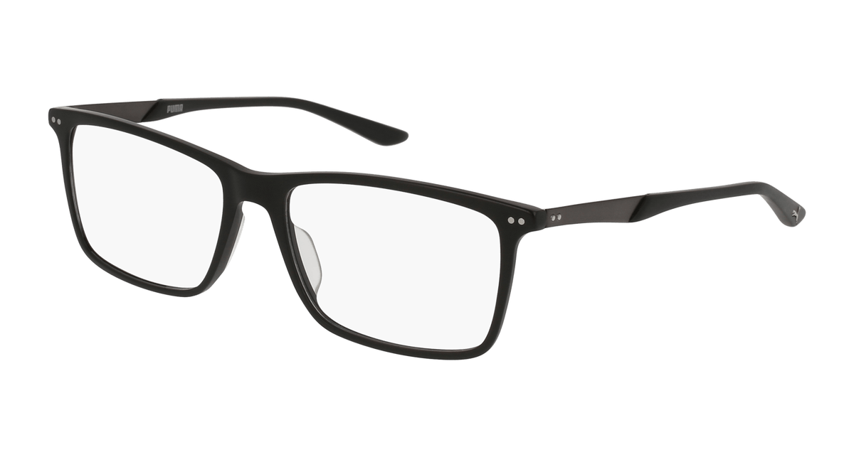 Puma PU0096O Eyeglasses - Black / Transparent (006)