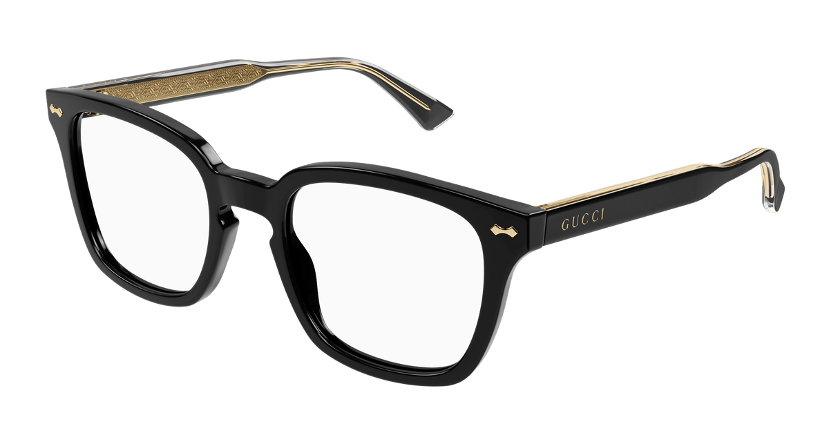 Gucci GG0184O Eyeglasses - Black / Transparent (001)