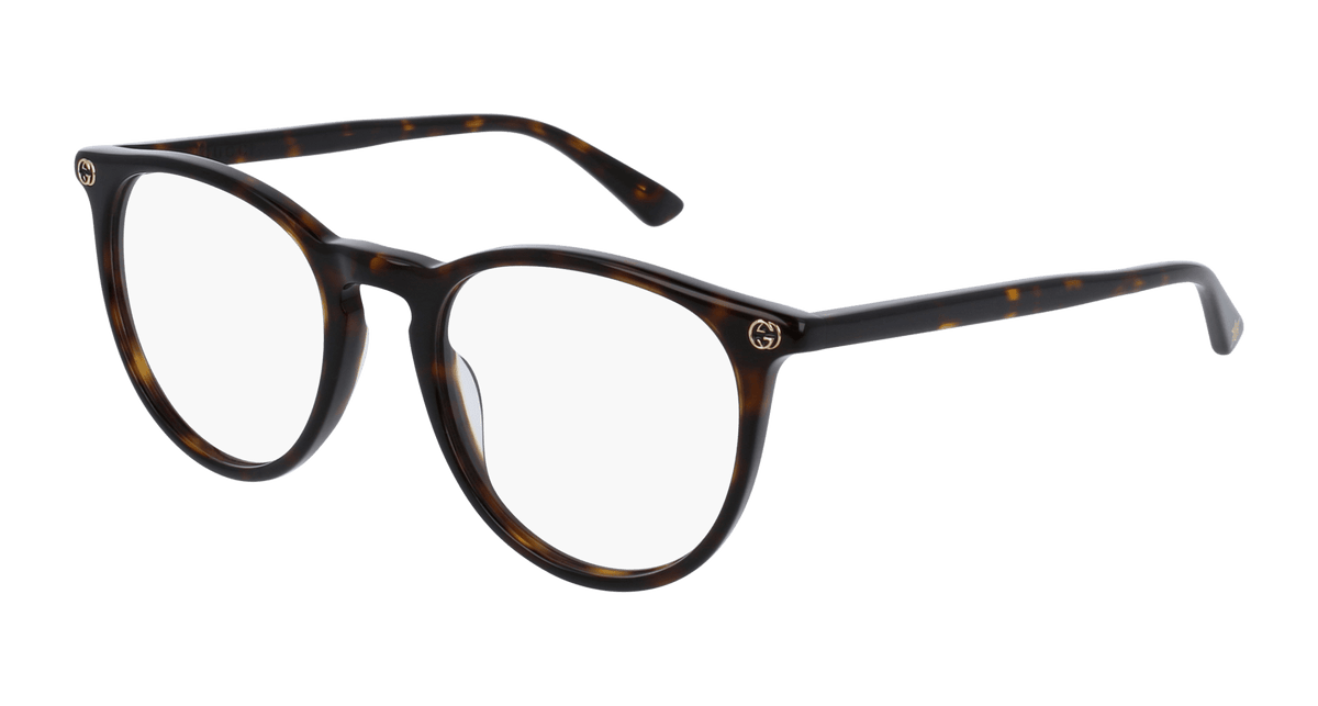Gucci GG0027O Eyeglasses - Havana / Transparent (002)