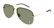 Saint Laurent CLASSIC 11 M Sunglasses - Gold / Green (003)