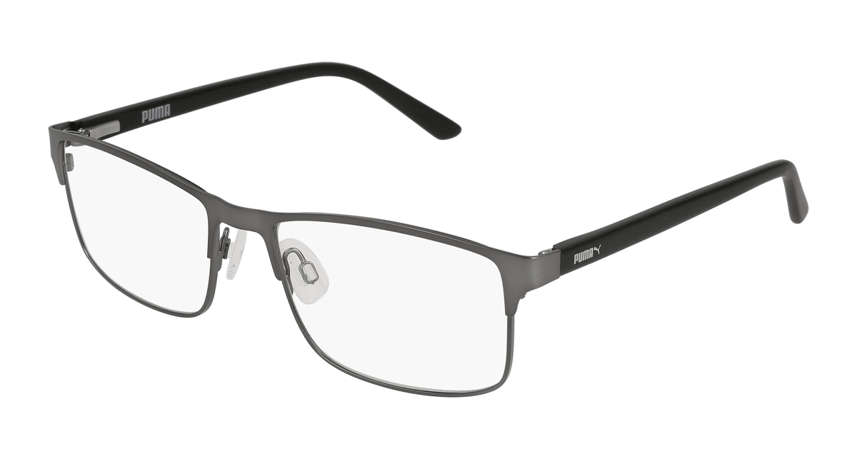 Puma PE0027O Eyeglasses - Gunmetal / Transparent (001)