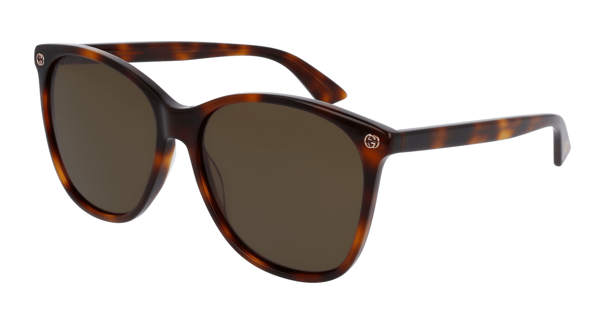 Gucci GG0024S Sunglasses - Havana / Brown (002)