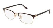 Gucci GG0131O Eyeglasses - Brown / Transparent (002)