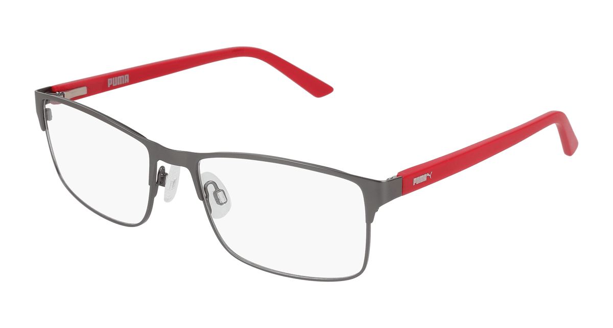 Puma PE0027O Eyeglasses - Gunmetal / Transparent (005)