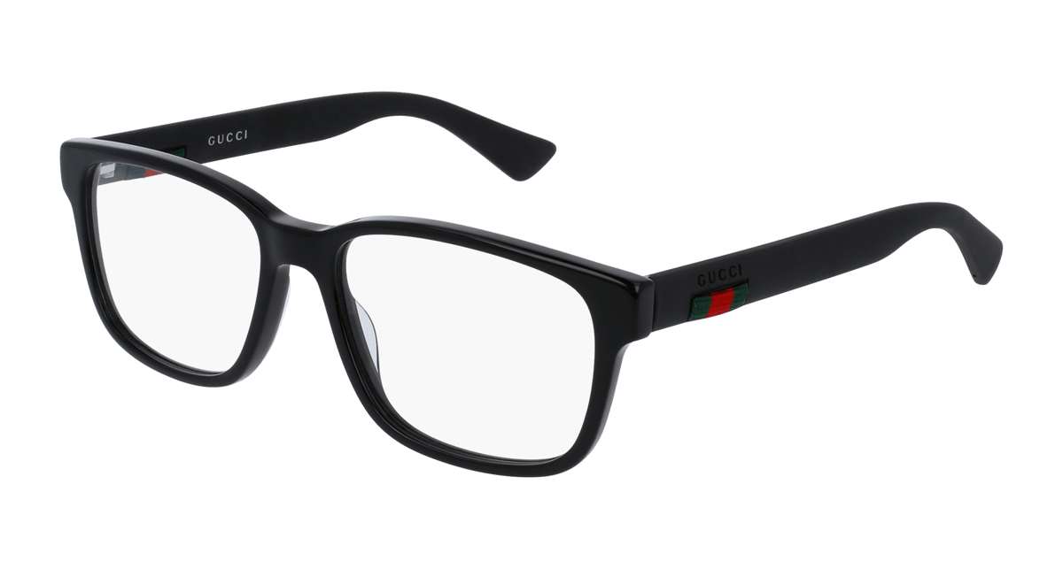 Gucci GG0011O Eyeglasses - Black / Transparent (005)