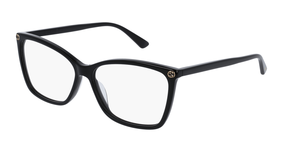 Gucci GG0025O Eyeglasses - Black / Transparent (001)