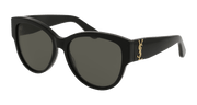 Saint Laurent SL M3 Sunglasses - Black / Grey (002)