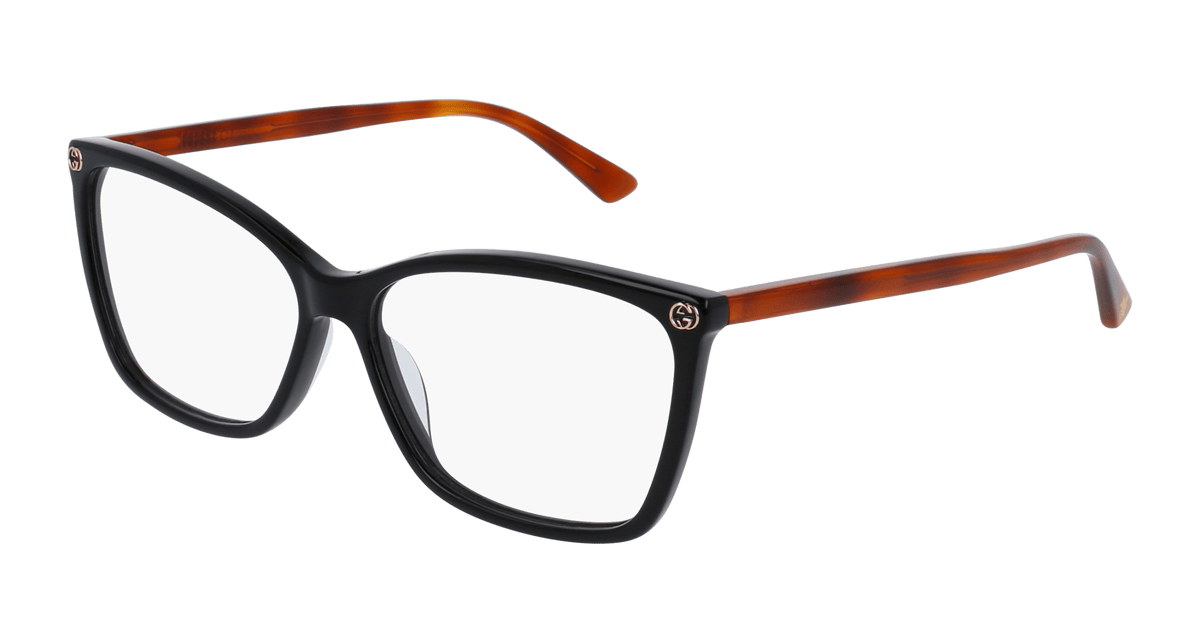 Gucci GG0025O Eyeglasses - Black / Transparent (003)