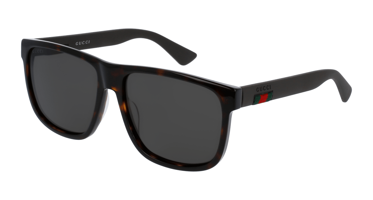 Gucci GG0010S Sunglasses - Havana / Grey (003)