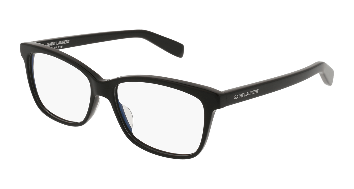 Saint Laurent SL 170 Eyeglasses - Black / Transparent (001)